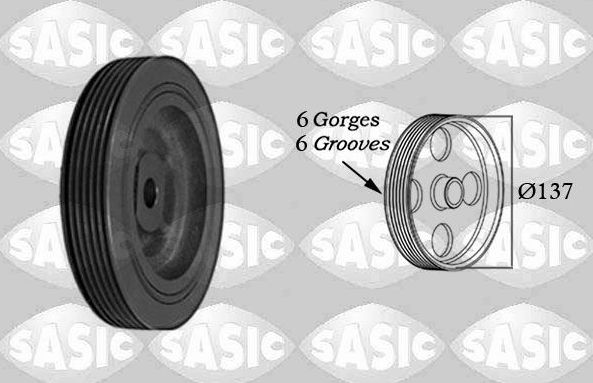 Шкив коленвала Sasic. Артикул 4000703