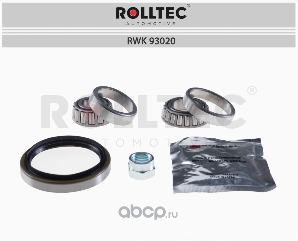 Подшипник ступицы (Rolltec). Артикул RWK93020