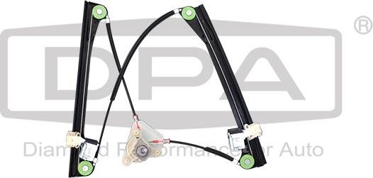 Стеклоподъемник DPA передний правый для Volkswagen Polo IV 2001-2012. Артикул 88371812302