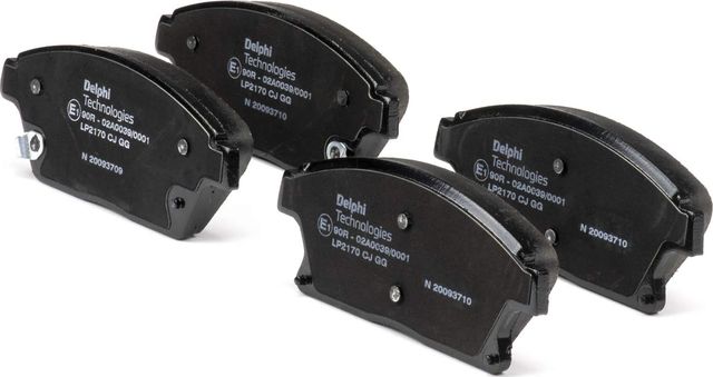 Тормозные колодки Delphi (Low-Metallic) передние для Opel Astra J 2009-2017. Артикул LP2170
