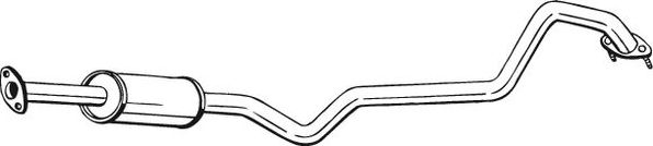 Глушитель (средняя часть) Bosal для Nissan Almera N16 2000-2006. Артикул 285-417