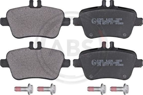Тормозные колодки ABS. Артикул 37905