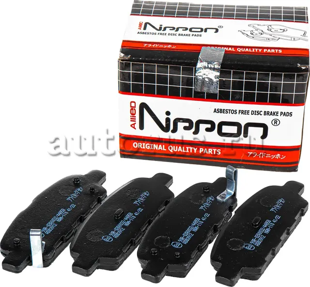 ADB3912_колодки дисковые задние!/ Nissan X-Trail 2.0i/2.5i/2.2dCi/Skyline V35 01 (Allied Nippon). Артикул ADB3912