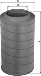 Воздушный фильтр Mahle для DAF CF 2013-2026. Артикул LX 1956