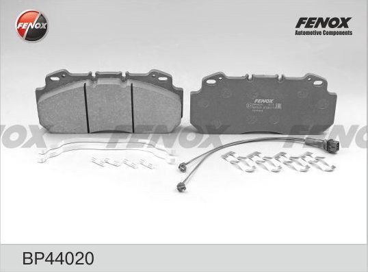 Тормозные колодки Fenox. Артикул BP44020