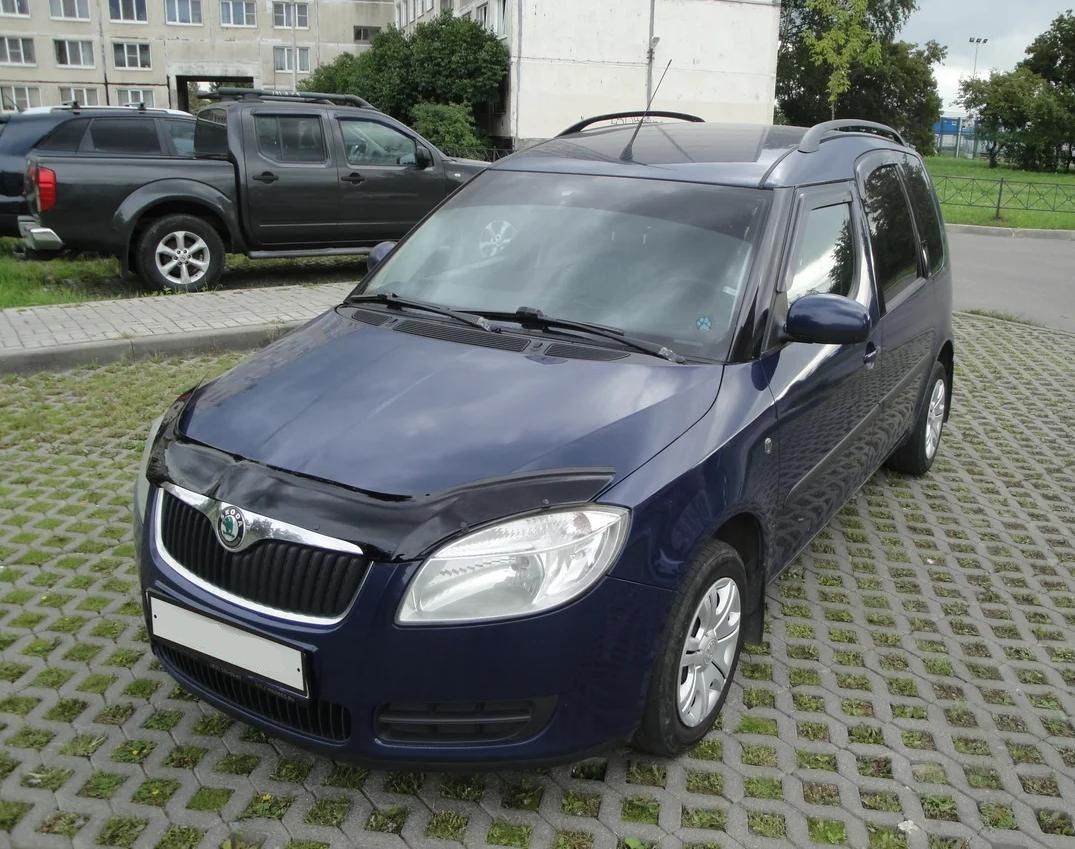 Дефлектор VT52 для капота Skoda Roomster 2007-2010. Артикул SK05VT
