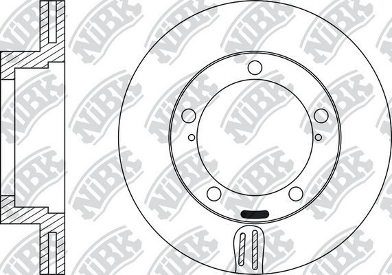 Тормозной диск NiBK. Артикул RN22002
