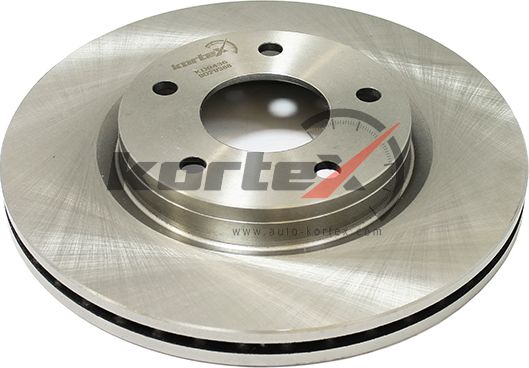 Диск тормозной NISSAN Juke (10-) передний вентилируемый (1шт.) KORTEX. Артикул KD0436