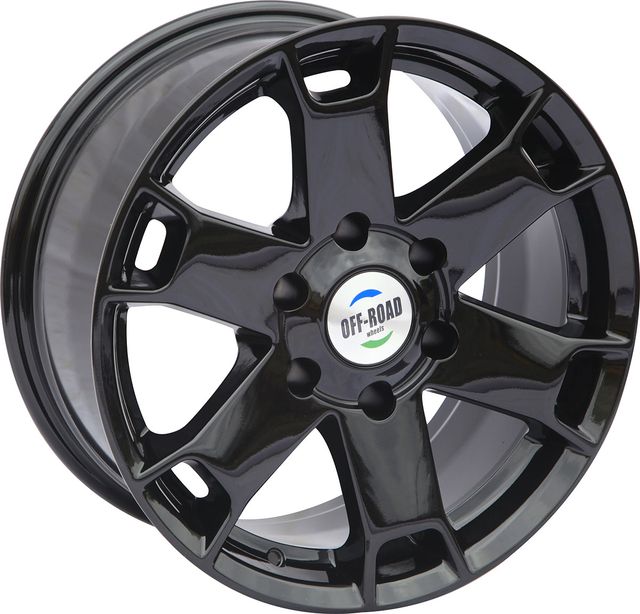 Колёсный диск OFF-ROAD Wheels литой черный 6x139,7 8xR17 d78 ET+10 для Fiat Fullback 2016-2026. Артикул A1780-63910BL+10