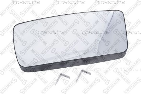 Зеркальное стекло бокового зеркала Stellox. Артикул 87-30235-SX