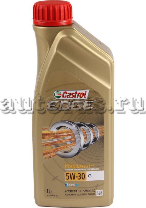 Castrol EDGE 5w30 С3 Titanium 1л. Моторное масло для легковых автомобилей. Артикул 15A569