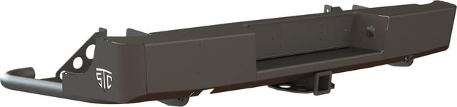 Бампер силовой STC задний для Mitsubishi L200 V 2019-2026 с квадратом под фаркоп. Артикул STC-ML200/19-BR