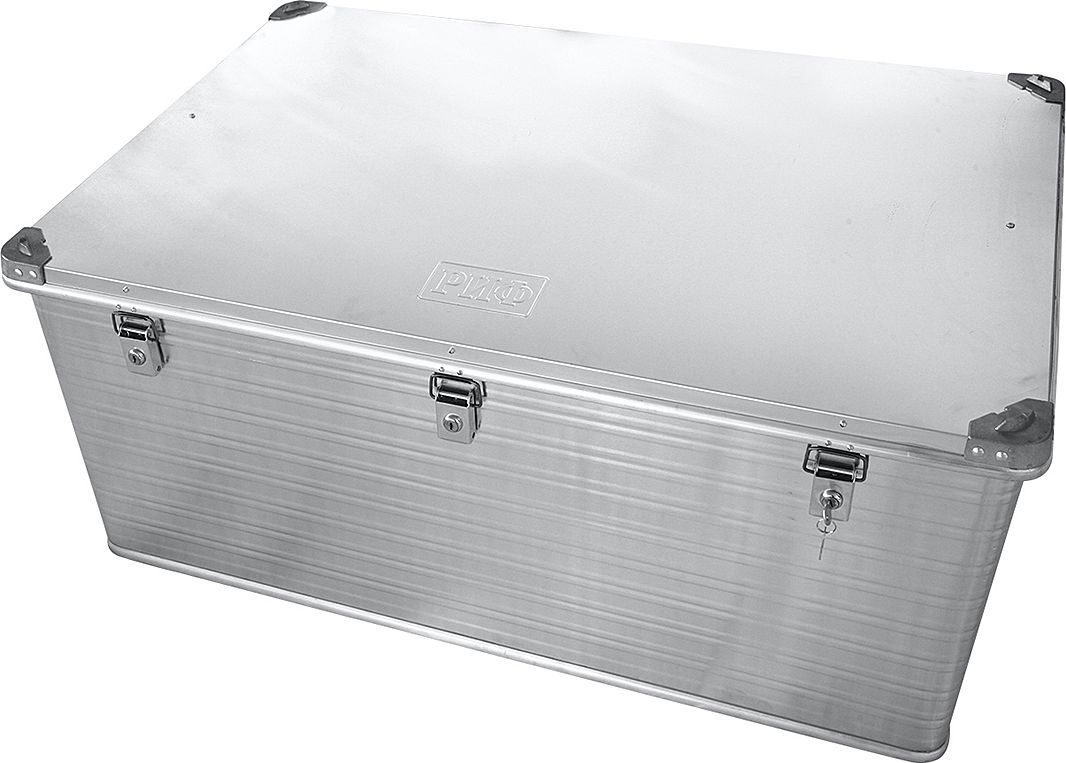 Ящик алюминиевый РИФ усиленный с замком 1176х790х517 мм. Артикул E1176790517