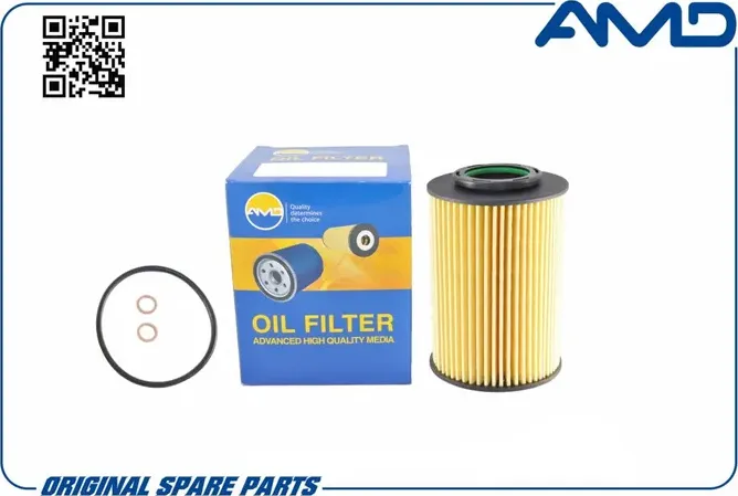 Фильтр масляный HYUNDAI SANTA FE/TUCSON/SPORTAGE (AMD). Артикул AMD.FL96