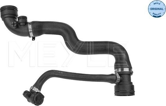 Патрубок системы охлаждения (радиатора) Meyle (EPDM (Этилен-пропиленовый каучук)). Артикул 319 222 0021