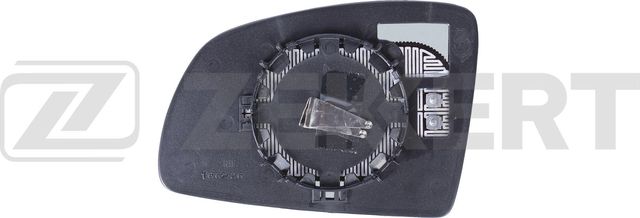 Зеркальное стекло бокового зеркала Zekkert правое для Opel Meriva A 2003-2010. Артикул SP-1101