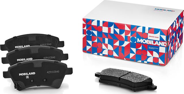 Тормозные колодки Mobiland передние для Suzuki SX4 I (Classic) 2006-2015. Артикул 429103840