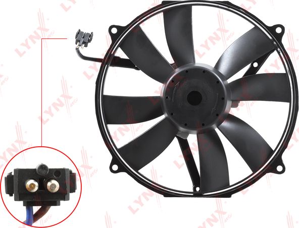 Вентилятор радиатора двигателя LYNXauto. Артикул RF-1162