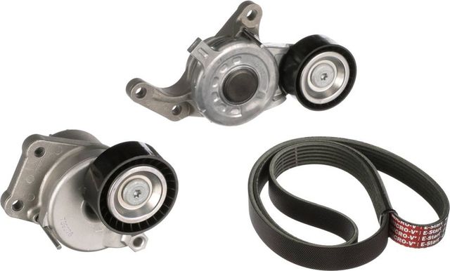 Приводной ремень поликлиновой с роликами (комплект) Gates Micro-V® Kit ESTART™ для Peugeot 5008 II 2016-2026. Артикул K016PK1073EST