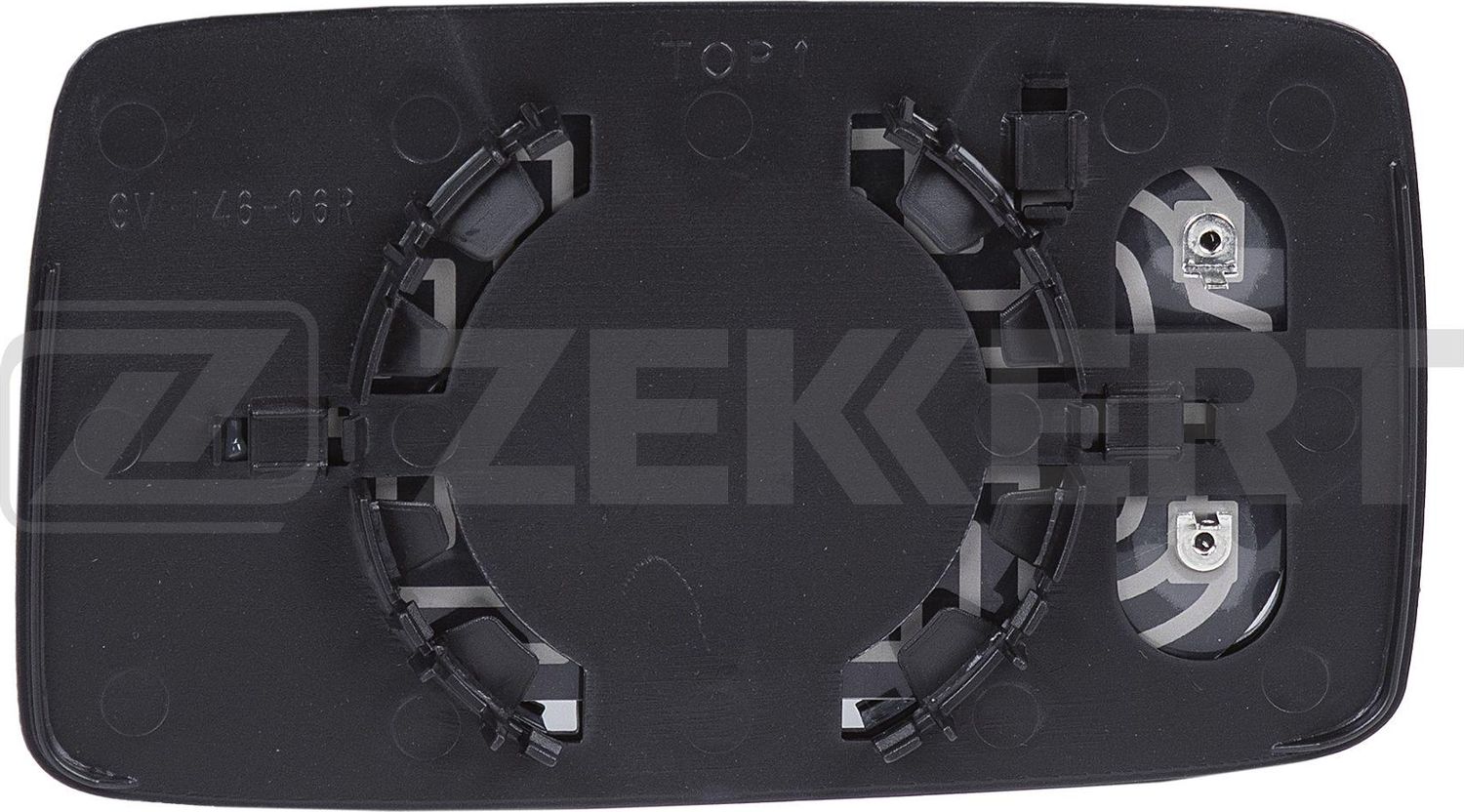 Зеркальное стекло бокового зеркала Zekkert. Артикул SP-1197