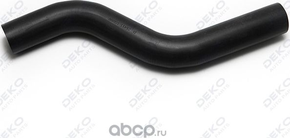 Патрубок радиатора 2006 1.4 верхний, арт. 254111000 шт. (Deko). Артикул D254111G000