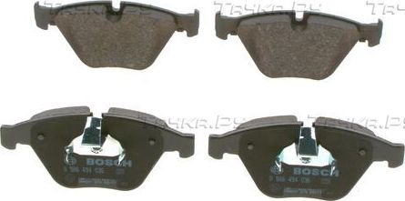 Тормозные колодки Bosch (Low-Metallic) передние для BMW X1 I (E84) 2009-2011. Артикул 0 986 494 036