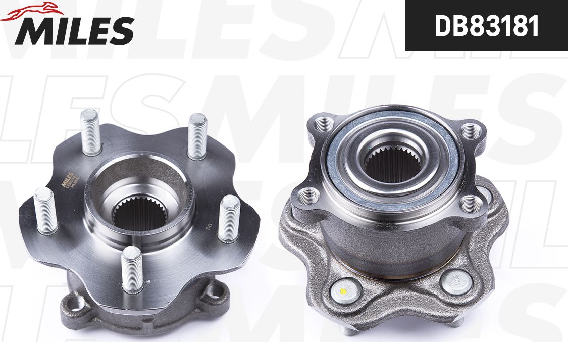 Ступица колеса с интегрированным подшипником Miles. Артикул DB83181