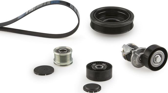 Приводной ремень поликлиновой с роликами (комплект) Gates Micro-V®. Артикул K046PK1078