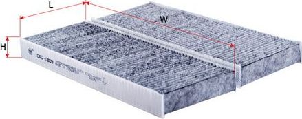 Салонный фильтр Sakura. Артикул CAC-1809-S