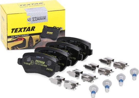 Тормозные колодки Textar задние для Opel Astra H 2004-2014. Артикул 2341702