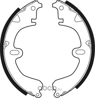 Комплект колодок барабанных (Dynamatrix-Korea). Артикул DBS241