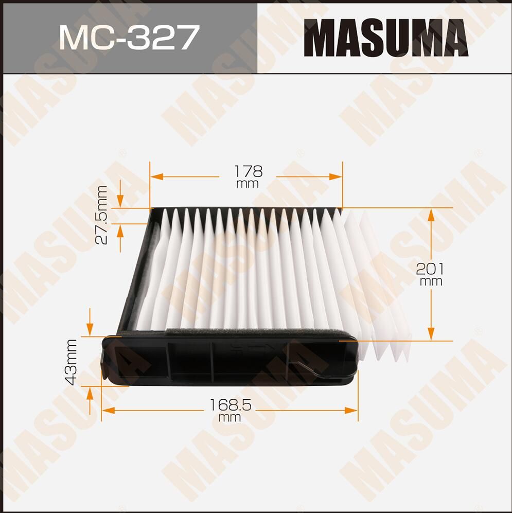 Салонный фильтр Masuma. Артикул MC-327