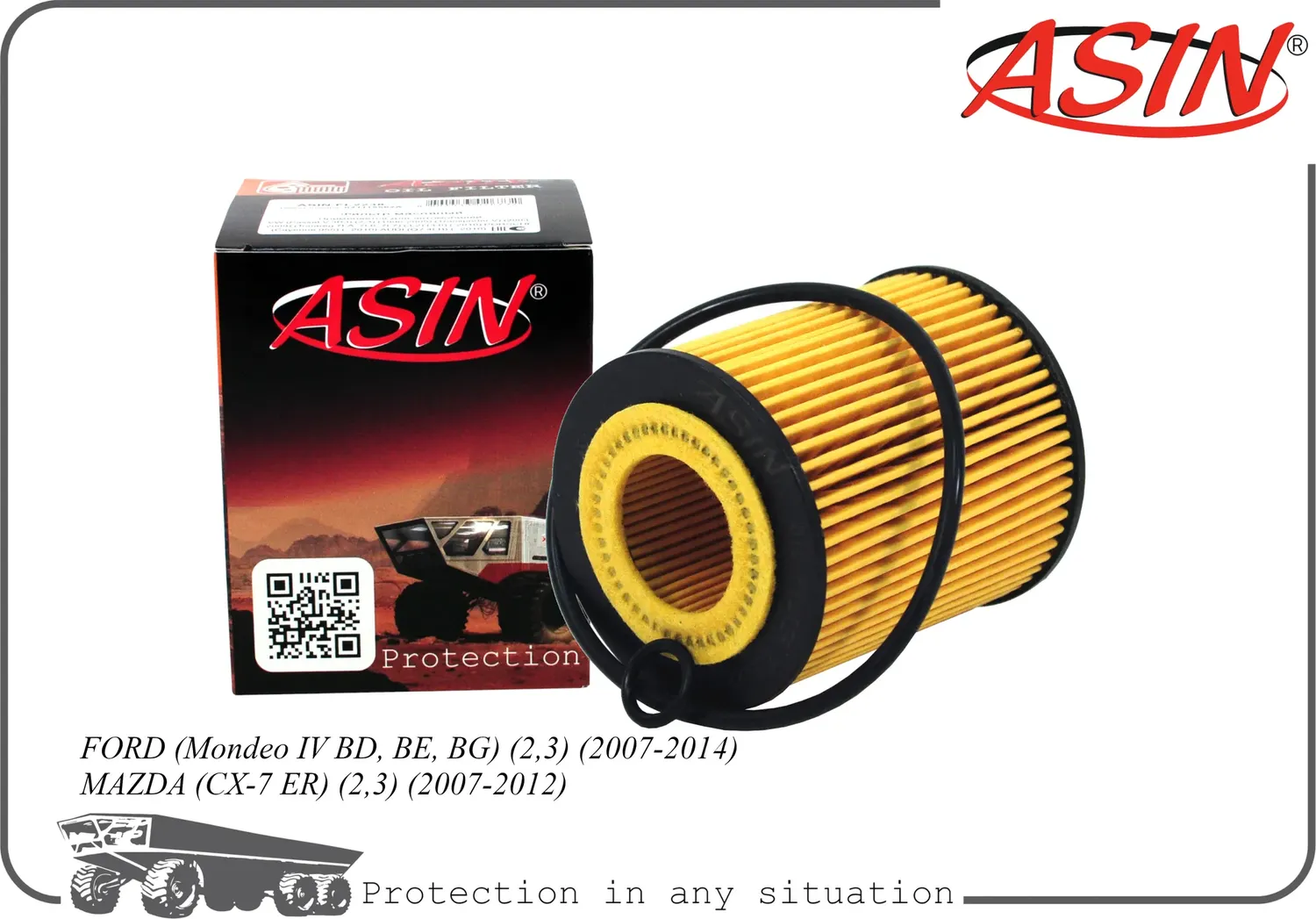 Фильтр масляный (Asin). Артикул ASINFL2222