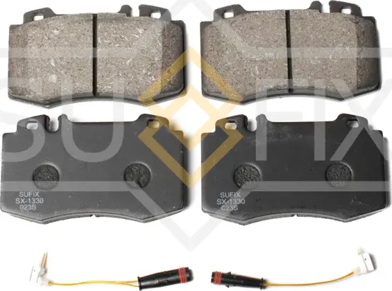 Колодки тормозные дисковые передние правые/левые MERCEDES-BENZ M-CLASS (W163) 19 (Sufix). Артикул SX1330