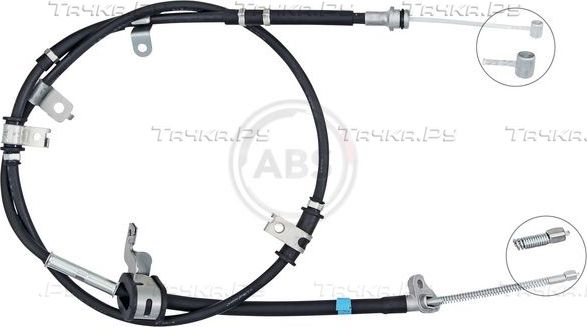 Трос ручника (тросик ручного тормоза) ABS. Артикул K10193