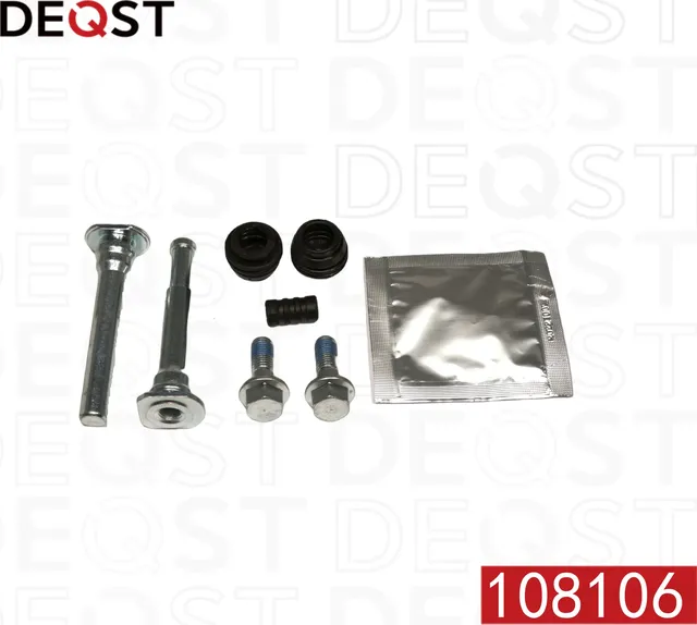 Комплект направляющих тормозного суппорта переднего (направляющая O 10mm  суппорт TRW/Lucas). TOYOTA (Deqst). Артикул 108106