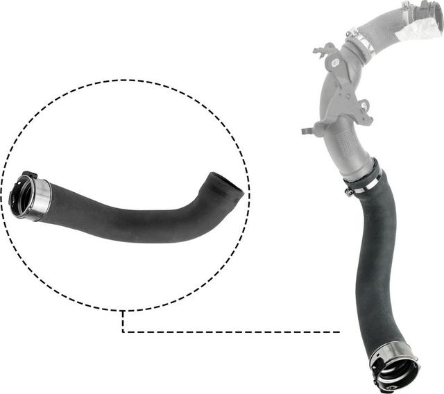 Патрубок интеркулера Gates (Силикон) для Renault Clio IV 2013-2019. Артикул 09-0528