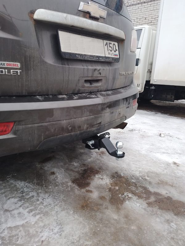 Фаркоп Bizon под американский квадрат для Chevrolet TrailBlazer II 2012-2014. Артикул FA 0600-E