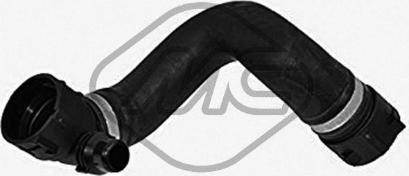 Патрубок радиатора (системы охлаждения) Metalcaucho (EPDM (Этилен-пропиленовый каучук)). Артикул 97859