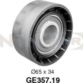 Направляющий (ведущий) ролик ремня ГРМ NTN / SNR. Артикул GE357.19