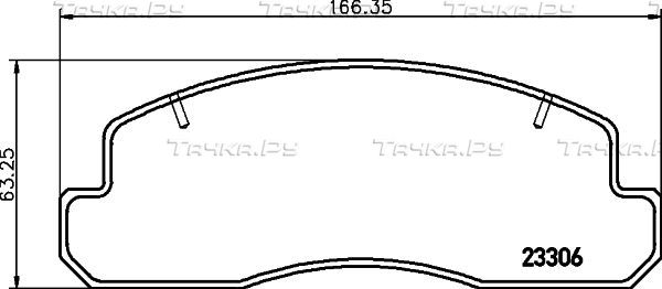 Тормозные колодки Mintex. Артикул MDB1725