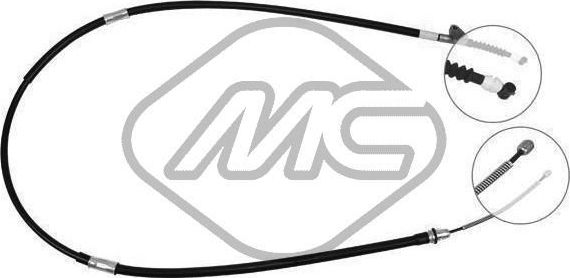 Трос ручника (тросик ручного тормоза) Metalcaucho. Артикул 83431