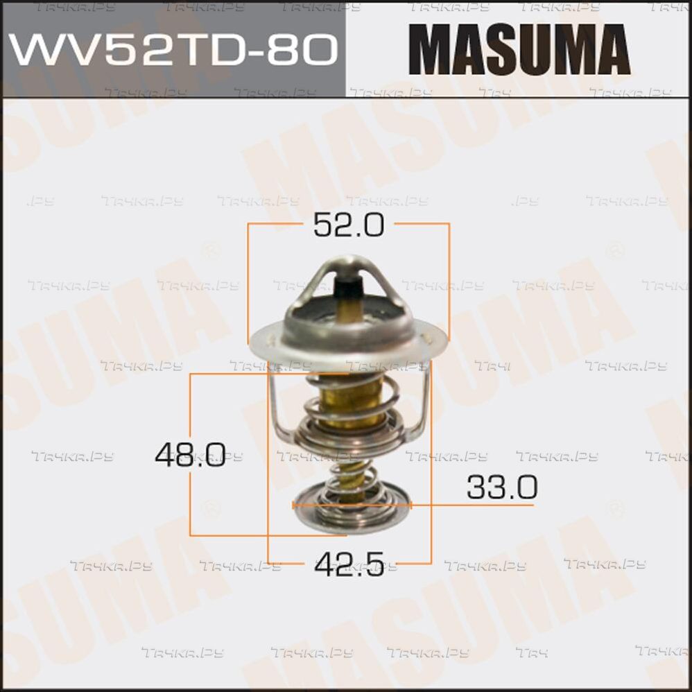 Термостат Masuma для Toyota Yaris II 2005-2010. Артикул WV52TD-80