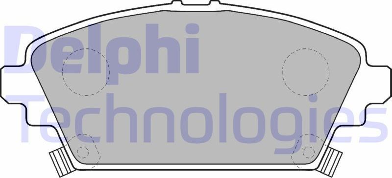 Тормозные колодки Delphi (Low-Metallic). Артикул LP1503