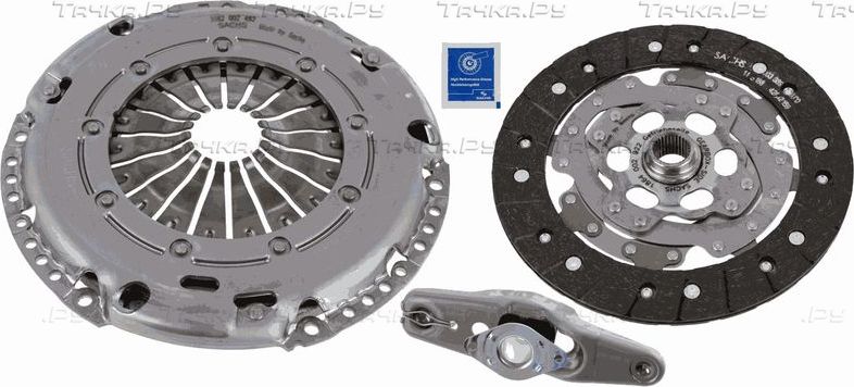 Сцепление (комплект) SACHS для Volkswagen Polo VI 2017-2026. Артикул 3000 950 099