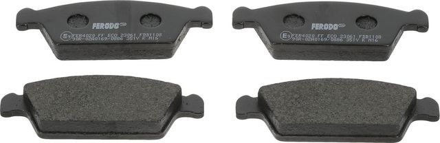 Тормозные колодки Ferodo Premier Eco Friction передние для Daewoo Tico 1995-2000. Артикул FDB1108