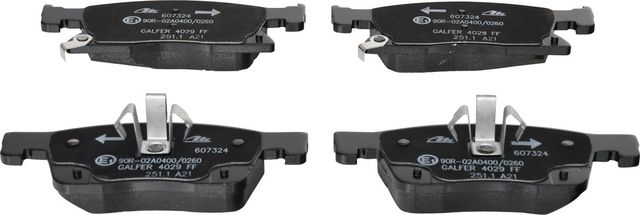 Тормозные колодки ATE передние для Opel Astra K 2015-2026. Артикул 13.0460-7324.2