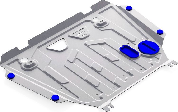 Защита алюминиевая Rival для картера и КПП (увеличенная) Toyota Corolla E160, E170 2012-2019. Артикул 333.5773.1