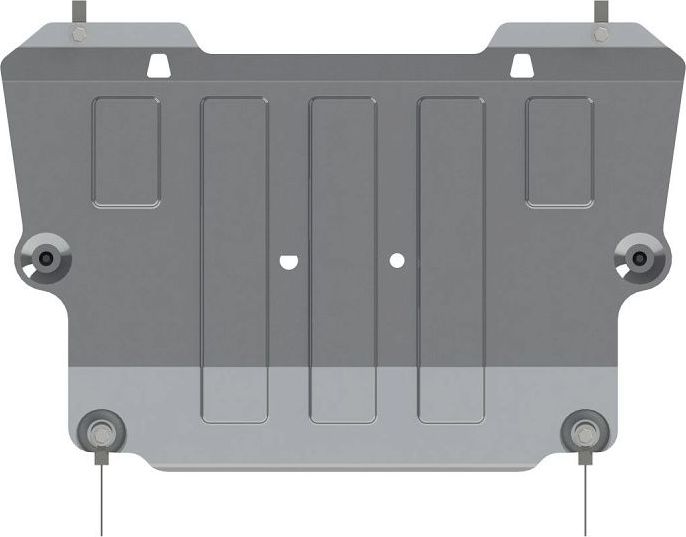 Защита алюминиевая Шериф (5 мм) для картера и КПП Nissan Qashqai II (только для европейского рынка) 2017-2021. Артикул 15.2623