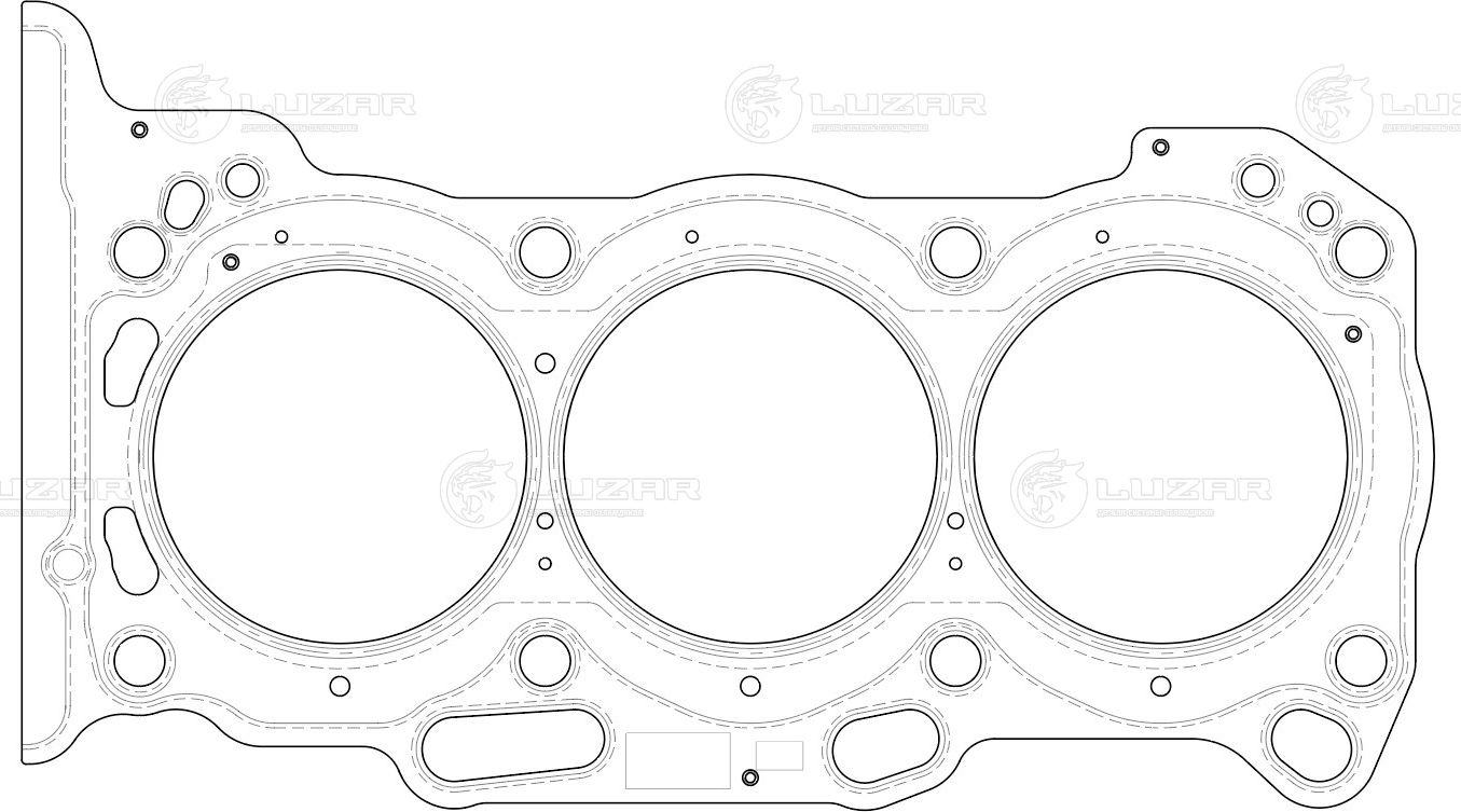 Прокладка ГБЦ Luzar. Артикул LES 11912
